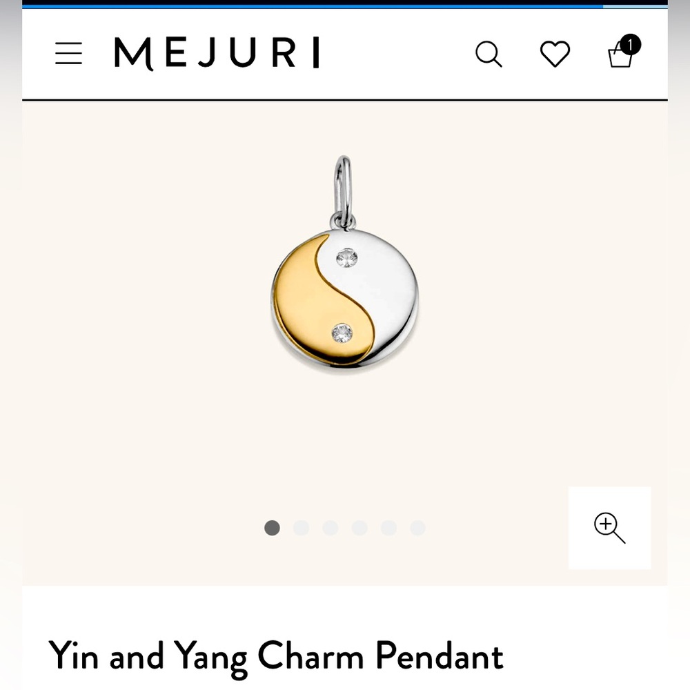 ISO Mejuri Yin and Yang Pendant